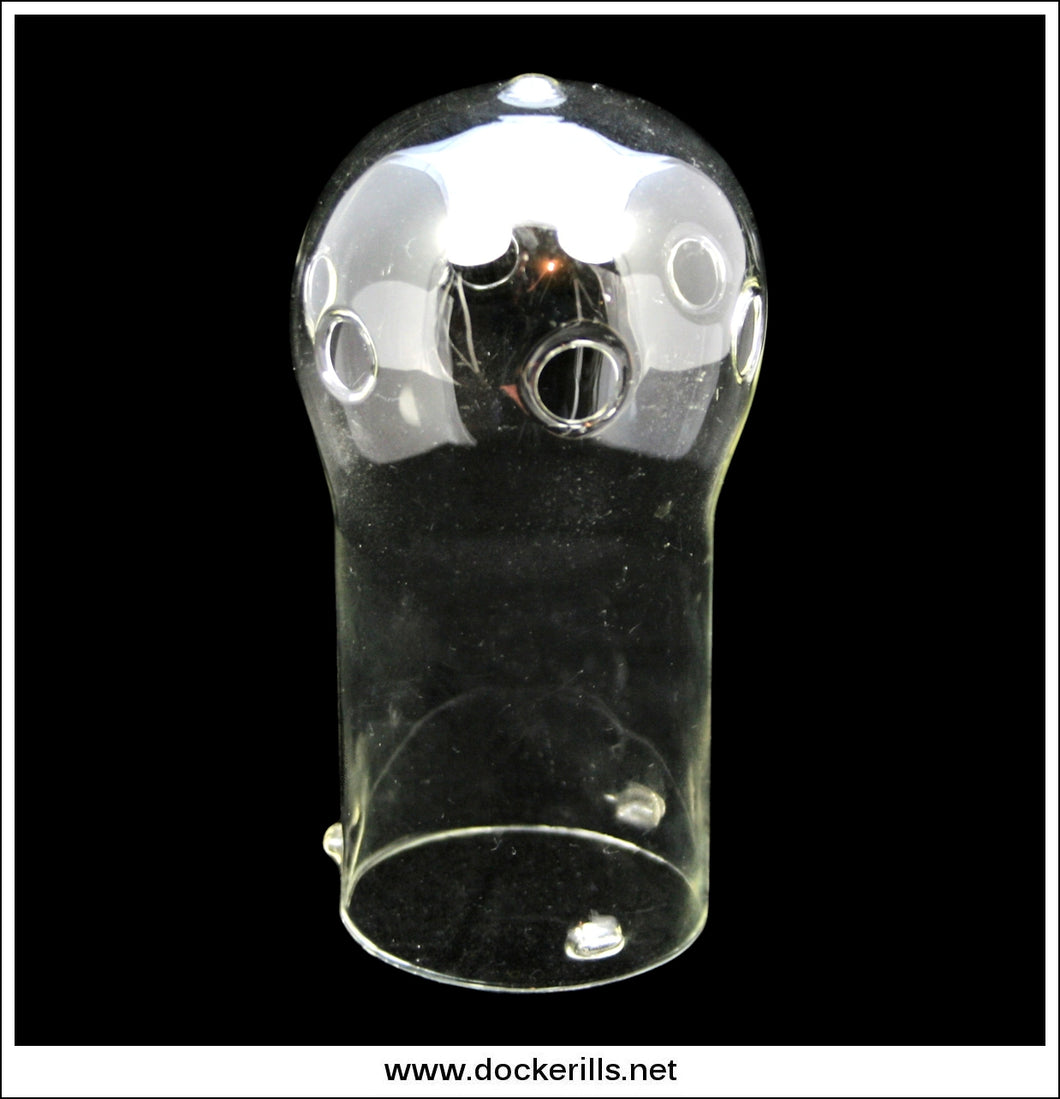 Unknown Gas Lamp Chimney - 2 1/8 inch fitting.