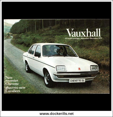 Buy Vauxhall All Model Catalogue / Sales Brochure For September-December 1979. Chevette, Cavalier Carlton, Royale.