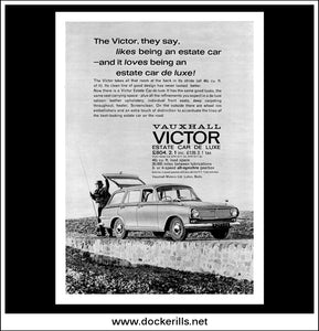 Vauxhall Victor Estate. Original Vintage Advert From May 4th, 1963.