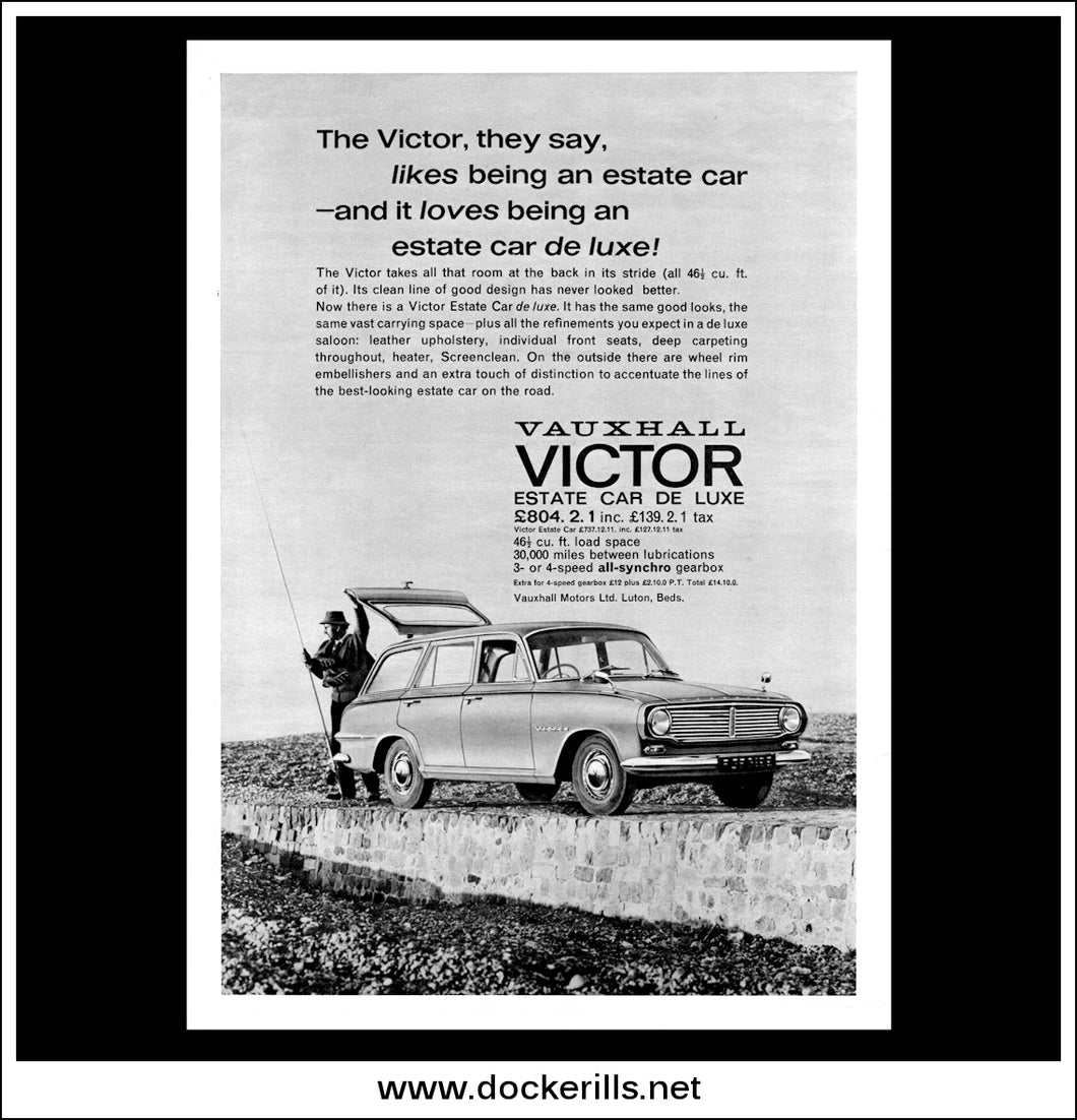 Vauxhall Victor Estate. Original Vintage Advert From May 4th, 1963.
