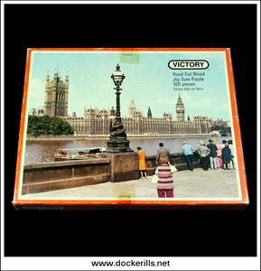 Victory Jig-Saw Puzzle - Houses Of Parliament, London Town Series, c. 1960's 1.