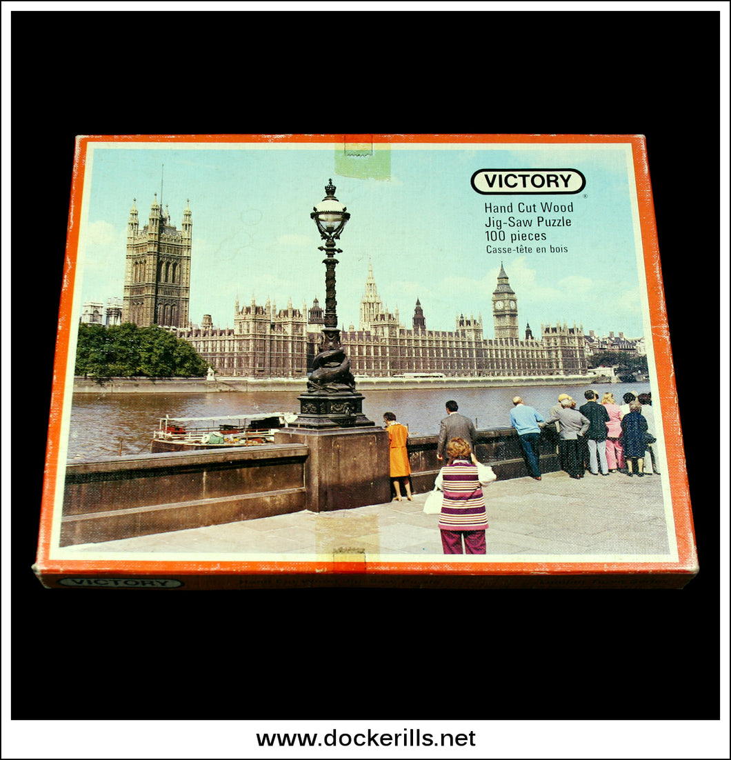 Victory Jig-Saw Puzzle - Houses Of Parliament, London Town Series, c. 1960's 1.