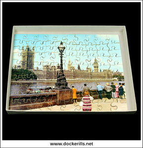 Victory Jig-Saw Puzzle - Houses Of Parliament, London Town Series, c. 1960's 2.