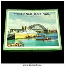 Victory Jig-Saw Puzzle - S.S. "Oriana" At Sydney, Series No. T.P.2, c. 1950's - 1960's 1.