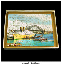 Victory Jig-Saw Puzzle - S.S. "Oriana" At Sydney, Series No. T.P.2, c. 1950's - 1960's 2.
