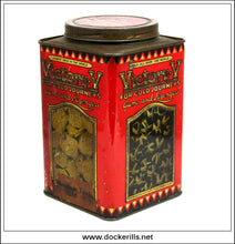 Victory V Tin. The Victory Factories, Nelson, Lancs. Vintage Advertising Tin 1.