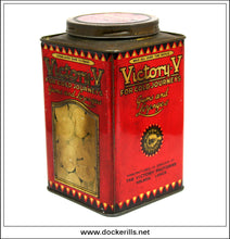Victory V Tin. The Victory Factories, Nelson, Lancs. Vintage Advertising Tin 2.