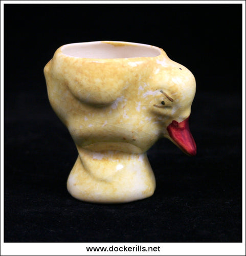 Vintage/Antique Chick Shaped Egg Cup.