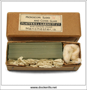 Vintage Flatters & Garnett Ltd. Microscope Slides And Cover Slips. 2.
