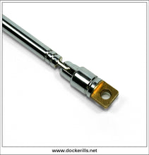 Vintage Four Section Telescopic Radio Antenna / Aerial - Fixing Detail.