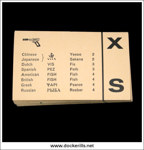 Waddington's Spy Ring Game. Secrets Cards. VINTAGE GAME SPARES