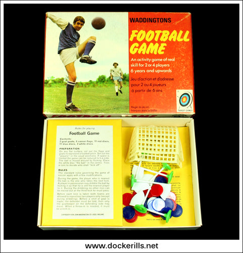 Waddingtons Football Game. John Waddington Ltd., Leeds, England. Vintage Game, 1973.