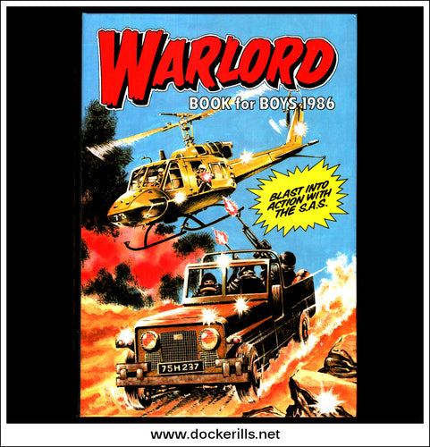 Warlord Book For Boys / Annual 1986.