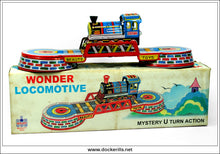 Wonder Locomotive, Tin Plate Clockwork / Wind-Up Novelty Toy, Welby, India 2.