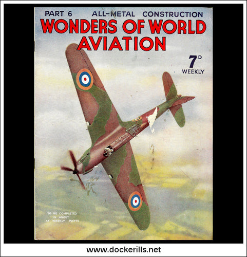 Wonders Of World Aviation Magazine No. 6. 1938. Cover -  A Production Fairey Battle During Its Acceptance Tests.