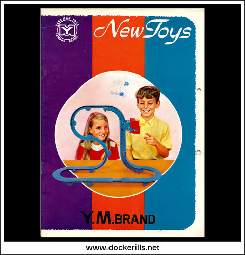 Original Vintage Sales Catalogue / Brochure for Yanoman Toy Co. Ltd., / YM Japan, c. 1970.