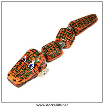 Vintage Happy Crocodile Clockwork / Wind-Up Novelty Toy, Yoneya, Japan 2.