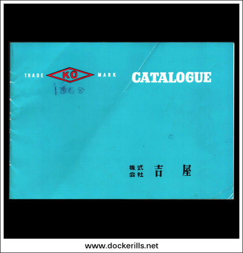 Original Vintage Catalogue / Brochure for Yoshiya, Japan, 1968. Novelty Tin Plate Toys.
