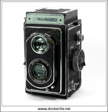 Zeiss Ikon Ikoflex Twin Lens Reflex Film Camera / Compur Shutter / Triotar 1:3.5 Lens. Spares / Repair.
