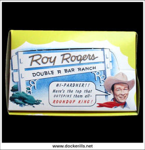 Roy Rogers Double R Bar Ranch, Roundup King Yo Yo. Western Plastics Inc. Nebraska, USA.